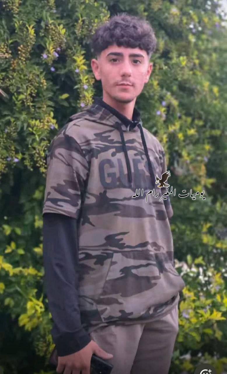ارتقاء الطفل محمد نعسان 14 عاما برصاص الاحتلال شرق رام الله